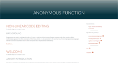 Desktop Screenshot of anonymous-function.net