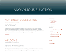 Tablet Screenshot of anonymous-function.net
